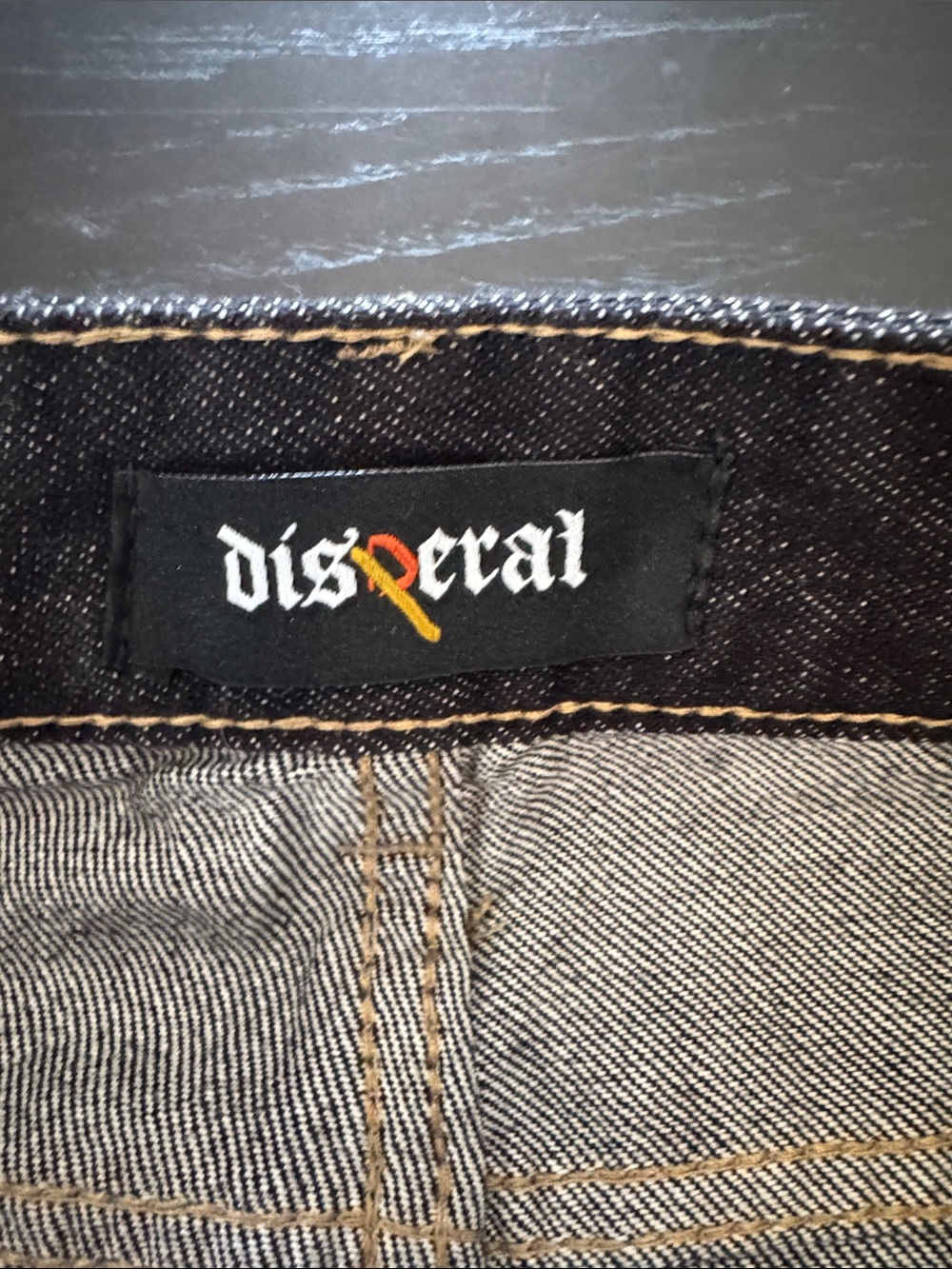 Disperal Relaxed Black Men's Denim Jeans size 32 - Picture 2 of 7